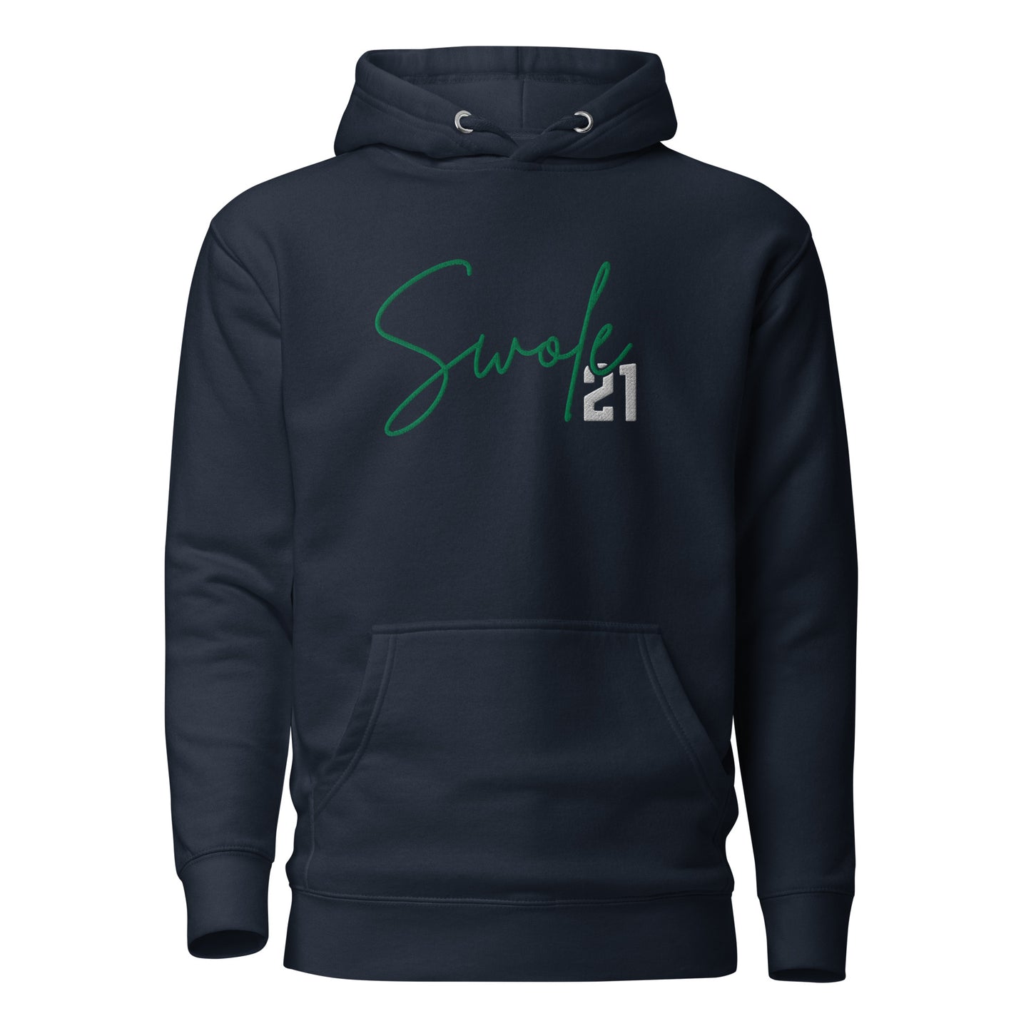 UNISEX SWOLE21 EMBROIDERED PREMIUM HOODIE